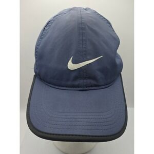 Nike Featherlight‎ Dri-FIT Adjustable Running Hat Cap - Blue